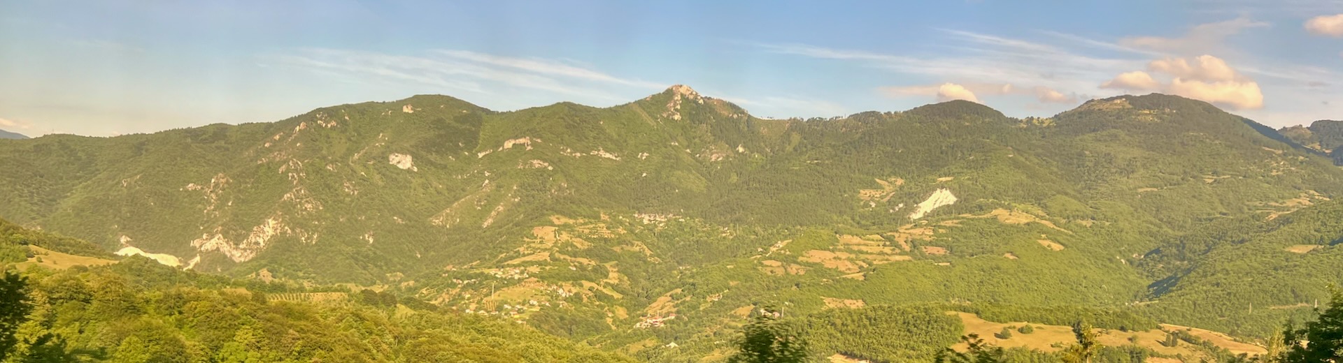 This grainy photo of our train ride hardly does it justice. The mountainous landscape of Bosnia is simply gorgeous.