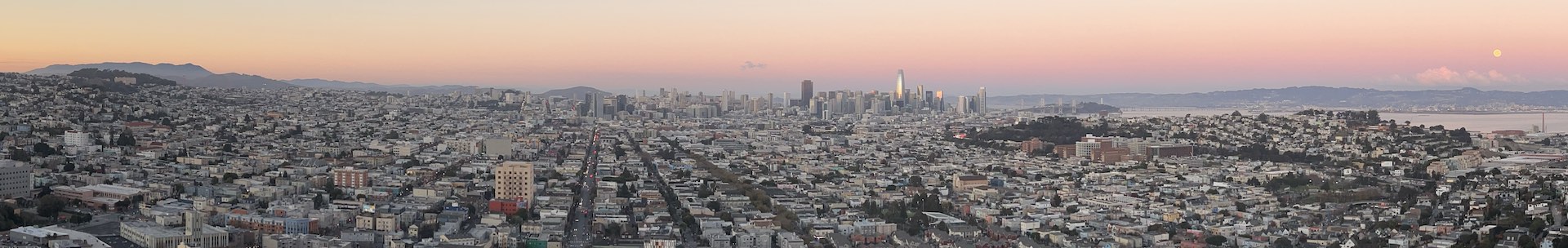 Sunset from Bernal Hights